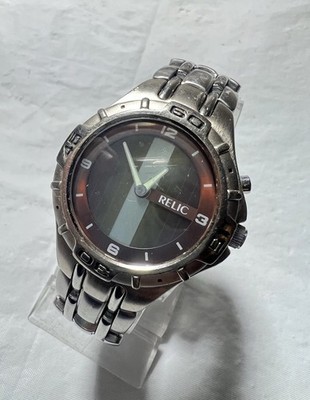 Relic By Fossil Big Tic,ZR55053,(GLITCH) animated Due To The Design 42mm. 