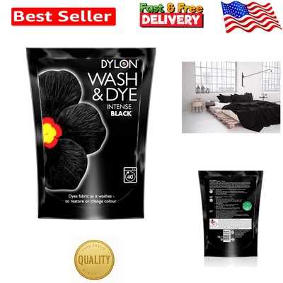 Transform Your Fabrics with Dylon Velvet Black Dye - Permanent & Easy to Use