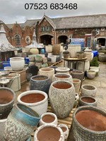 Atlantis Glazed Terracotta Garden Plant Pot Planter Frost Proof Big Selection