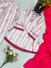 Designer Indian Pakistani top pant Bollywood Dress Party Wear Suit wedding