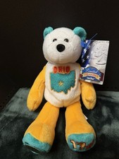Limited Treasures Ohio Coin Bear 2002 State Quarter Plush w/ Tags