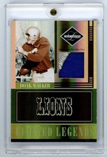 2006 Donruss Leaf Limited Legends Doak Walker Game Used Prime Patch /25 RARE HOF