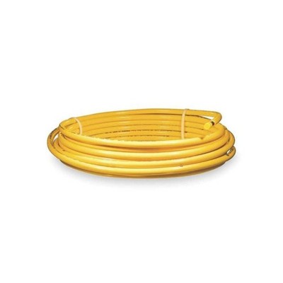 B & K Industries Dy08050 Plastic Coated Copper Tube, Yellow, 1/2'' X 50'