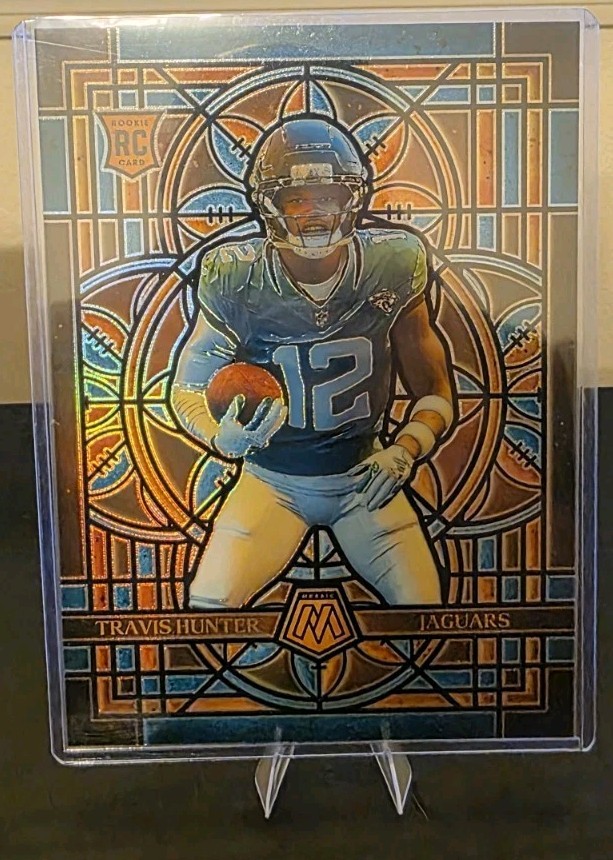 Travis Hunter Panini Mosaic Stained Glass #12 Base