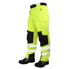 Delta Plus Weljeap2xl32 Chainsaw Protection, High-Visibility Yellow, Nylon,
