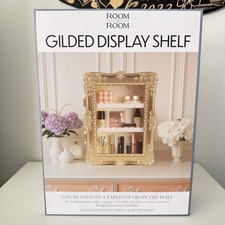 Gilded Display Shelf Five Below TikTok Viral Gold Brand New Room2Room