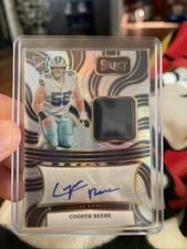 2024 Panini Select Cooper Beebe Rookie Memorabilia #119/199 Auto Cowboys RC