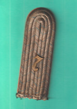 WWI GERMAN  BAVARIAN LT. SHOULDER BOARD WITH 7 IN CENTER