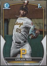 2023 Bowman Draft #BDC-11 Carlson Reed Chrome Baseball VG