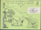 XE67683 Belgium 1990 historic postal routes First Day Sheet used