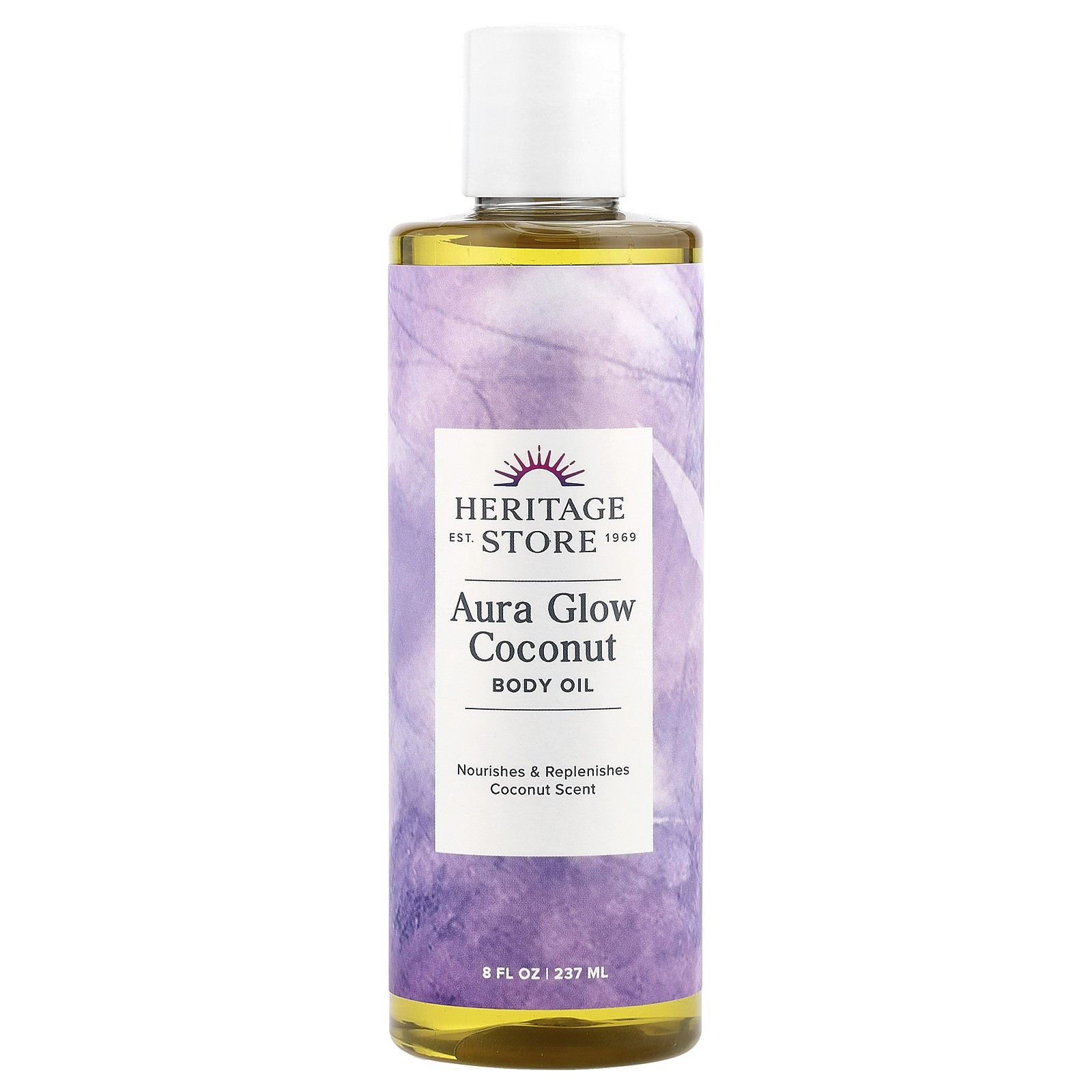 Heritage Store Aura Glow Кокосовый мускус 8 жидких унций 240 мл - Не содержит вредных веществ экологичен 2290₽