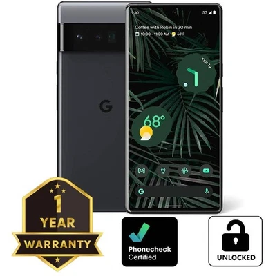 Google Pixel 6 Pro - 256 GB - Stormy Black (Unlocked) Smartphone - Very Good
