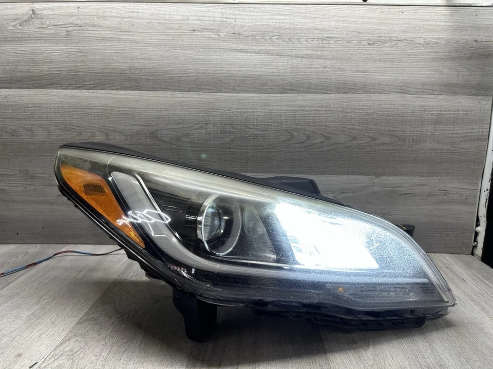 Faro halógeno híbrido para pasajero Hyundai Sonata 2016-2017 construido en Corea (55)) Foto 2 de 4