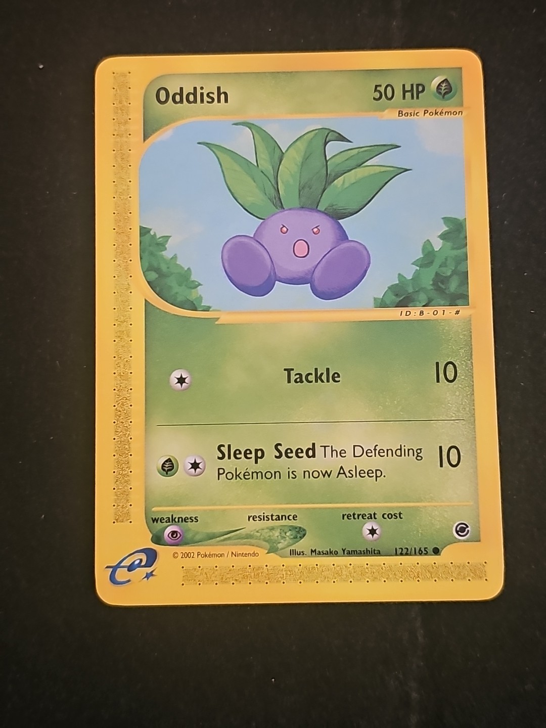 Oddish - Expedition 122/165 - 2002 WOTC  - Pokémon TCG - E Reader - NM