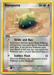 Dunsparce 015/034 Trading Card Game Classic Holo