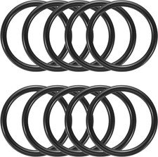 2 Inch Dream Catcher Rings, 10 Pcs Black Macrame Hoops for DIY Crafts