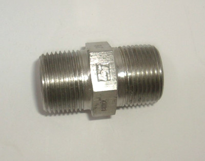 BRENNAN  SS-5404-12-12,  3/4'' Male Pipe x 3/4'' Male Pipe - Stainless Steel 316