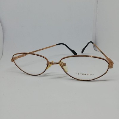 TIFFANY 23K Gold Plated Brille Mod. T43 NEU Original Vintage