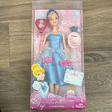 Mattel Disney Princess Cinderella Party Princess 11in Interactive Doll X9354