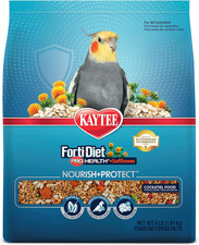 Kaytee Forti-Diet Pro Health Safflower Nourish Protect Cockatiel Food, Supports