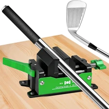 Golf Club Vice, Quick Release Golf Club Aluminum Clamp, Quick Installation and R