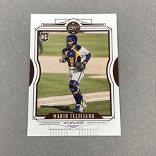 Mario Feliciano Rookie Card 2021 Panini Chronicles LEGACY #7 RC Base Set Brewers. rookie card picture