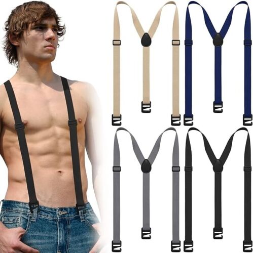 4 Pcs Hikers Hidden Suspenders For Men Hiking Suspender Airport Friendly