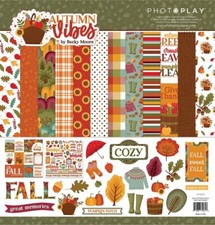 PhotoPlay Paper - Autumn Vibes 12x12 Collection Pack Kit Papers Stickers
