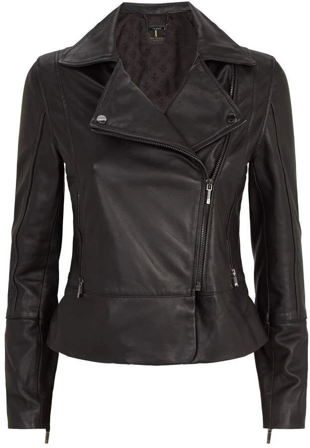 Ted baker mandyy leather best sale jacket