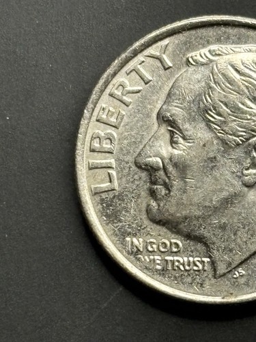 1998 D Roosevelt Dime: 10-15% OFF CENTER/ DDO ERROR - Picture 9 of 9