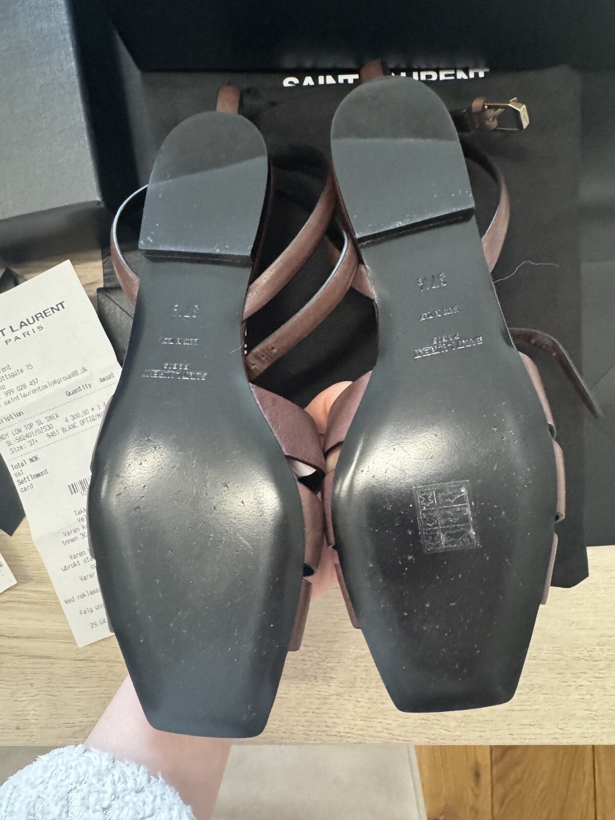 SAINT LAURENT scarpe ysl donna 37 5