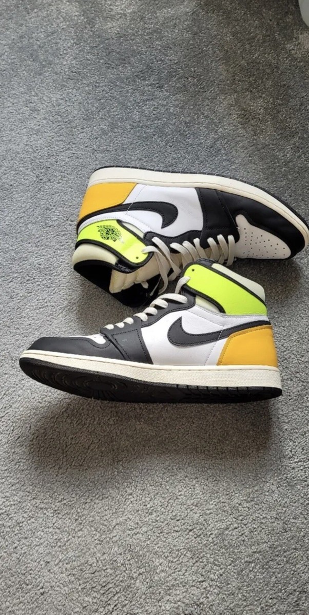 Size UK 11- Jordan Retro High OG Volt Gold 2021 - Main Image