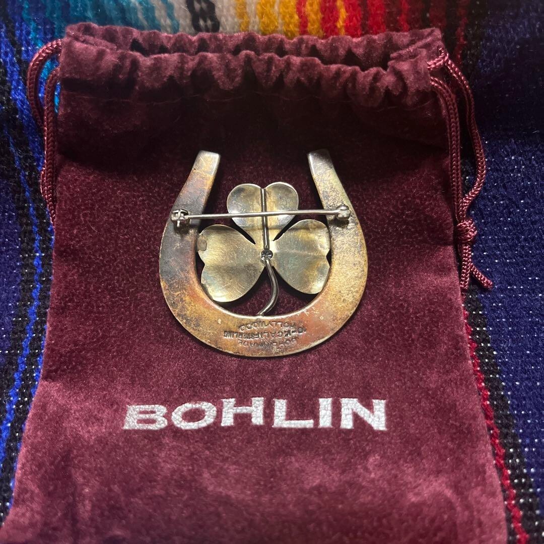 EDWARD H.BOHLIN OLD BOHLIN 10K Gold Brooch 1970s Made in USA 