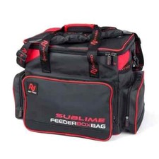 Nytro Sublime Feeder Box Bagaglio da Pesca Resistente -22400033- Nero e Rosso