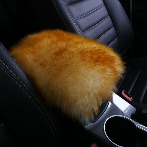 Universal Car Wool Armrest Mat Warm Center Console Box Cushion Pad Cover Luxury - Picture 5 of 24