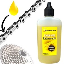 Hanseline Fahrrad MTB Ebike Ketten &Ouml;l Schmiermittel Kettenwachs Pflege 100ml