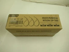 1500x 14" Black Zip Ties Nylon Cable Fasteners Kamota 50lb