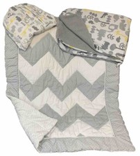 Baby Bedding CIRCO Quilt,Fitted Crib Sheet, And Fleece Blanket Set Of 3