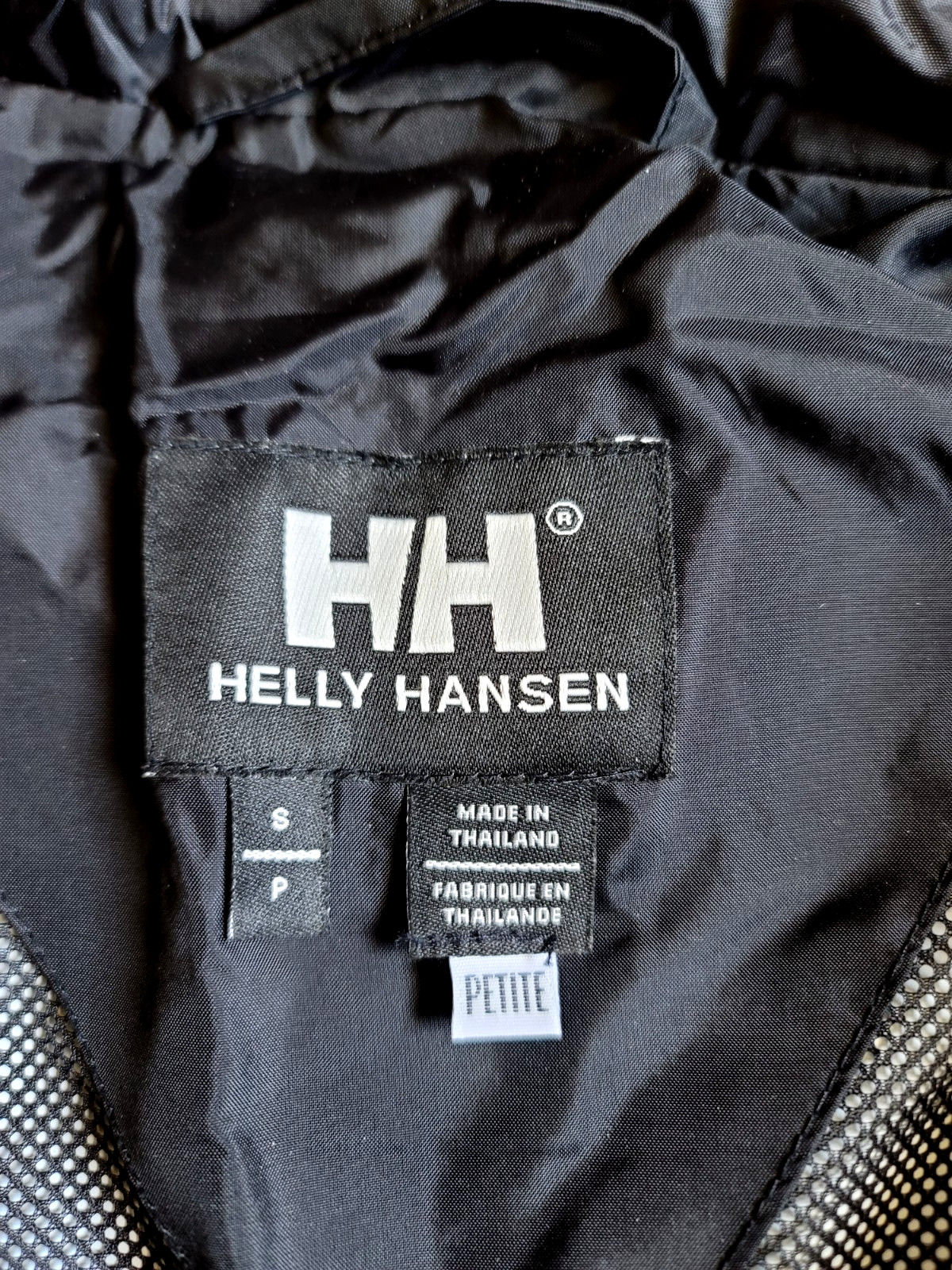MINT Helly Hansen Tech Packable Rain Jacket Black… - image 13