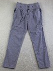 SUNDANCE Size 4 Pants Gray Pinstripe Amelia Linen Blend Boho Retro EXC — photo 2