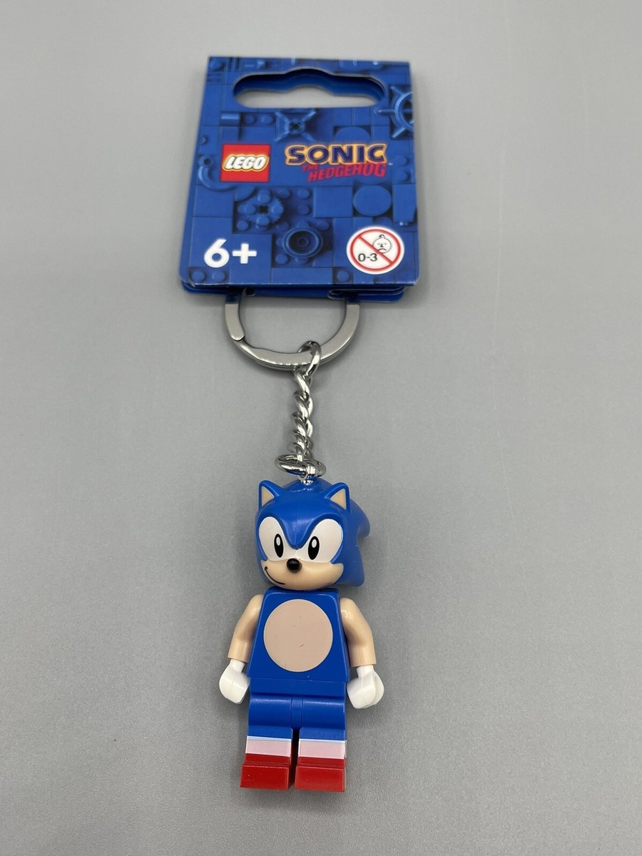 Lego SONIC THE HEDGEHOG MInifigure Key Chain w/Ring 854239