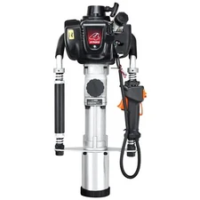 37.77cc Gas-Powered T Post Driver 4-Stroke Fence Piling Pounder w/ 3 Head