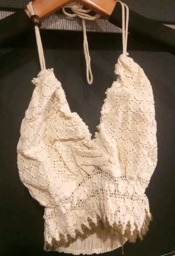 XXXL Crochet Halter Top And Matching Shorts Set - Picture 2 of 9