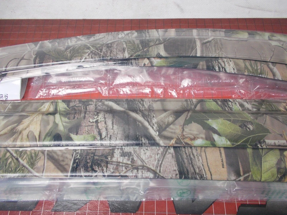 Fits; Dodge Durango (Camo) Stick On Side Window Vent Visor Deflector 4 Pc.Set  - Image 2 of 3