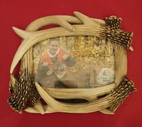 Deer Antler 4 X 6 Picture Photo Frame Rivers Edge In Box Hunting Deer Antler 4 X 6 Picture Photo Frame Rivers Edge In Box Hunting