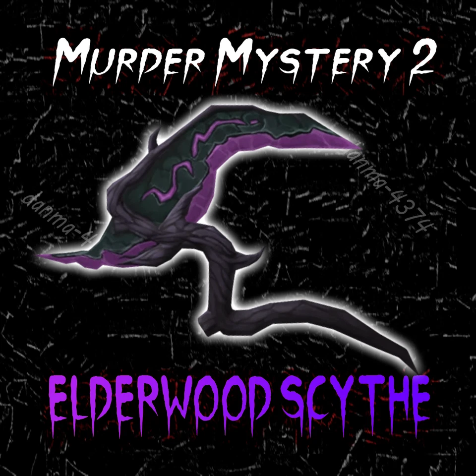 GODLY Murder Mystery 2 Elderwood Scythe - MM2 Ancient