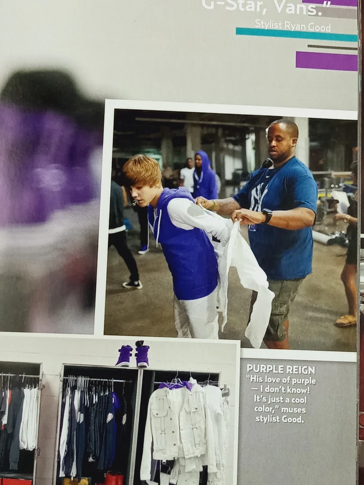 Justin Bieber US Magazine Collector’s Edition 2011 Photos with P Diddy Usher - Image 4 of 4