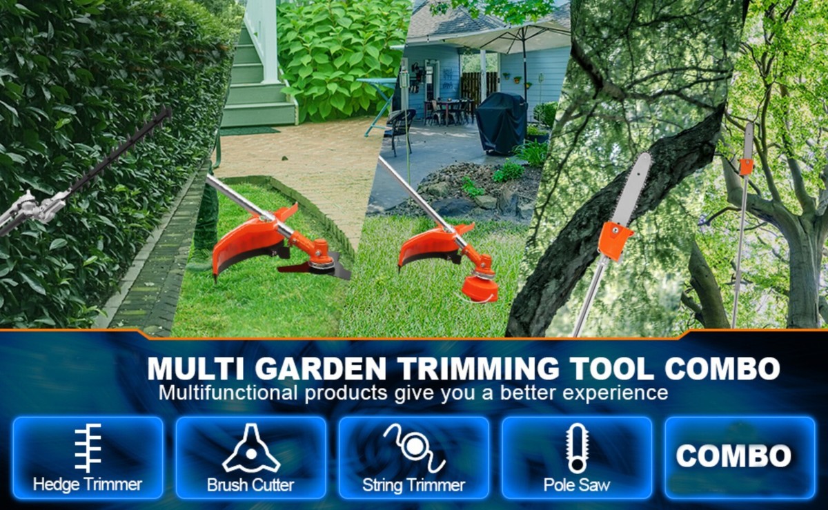GX50 hedge trimmer 7 in 1 string trimmer 4-strokes gas brush