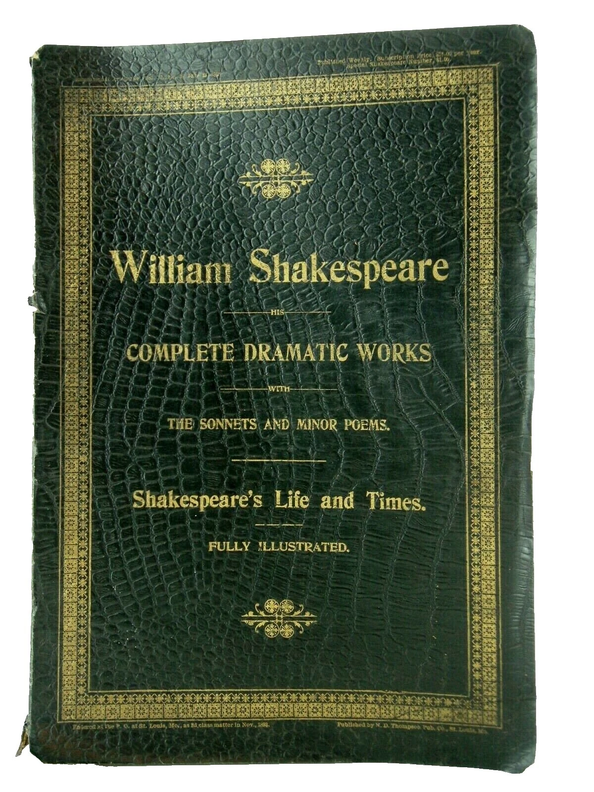 Histórico de William Shakespeare 1850-1899 Livros de antiquário e colecionáveis