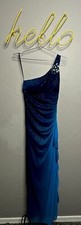 Blue Sparkle Mermaid Fairy Core Blondie Nites Prom Dress Size 5